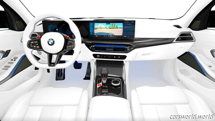 In Sudafrica l'interno più bianco di una BMW M3 che abbiamo mai visto | Carscoops